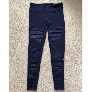 Alo Moto Legging Glossy - BARELY WORN, LIKE NEW